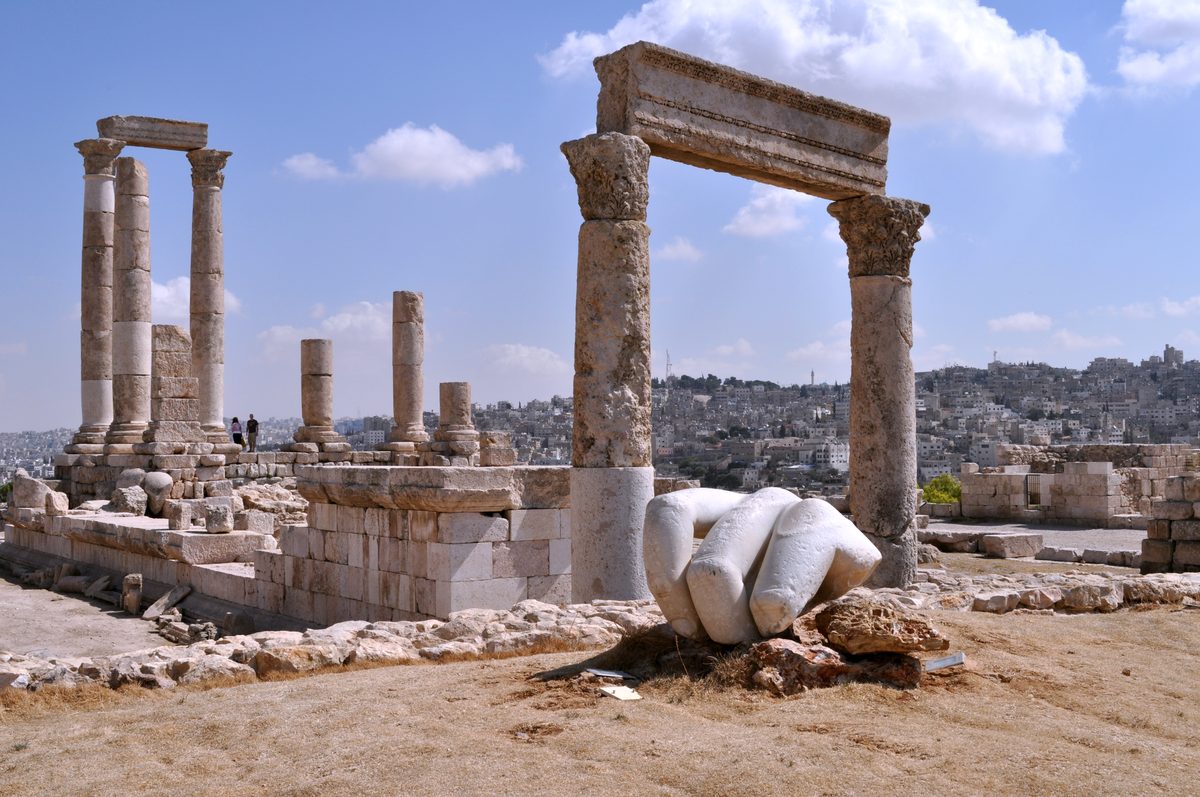 The hills of Amman, Jordan